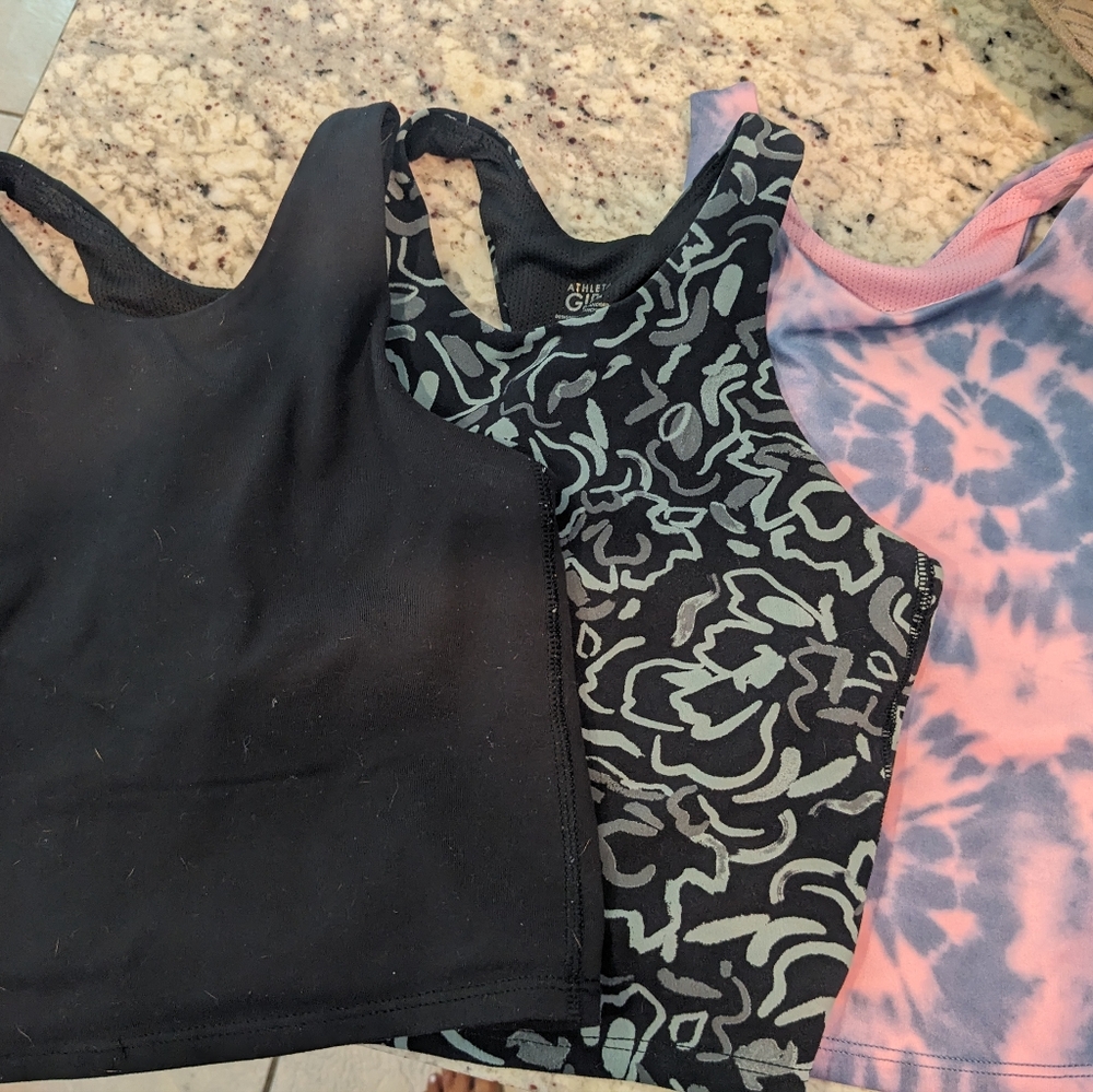 Athleta youth tank tops